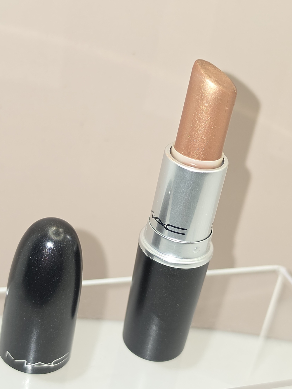 RARE MAC FROST LIPSTICK- "FRENZY"